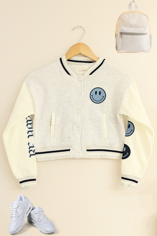 BE HAPPY JACKET | KIDS SIZE 7-16