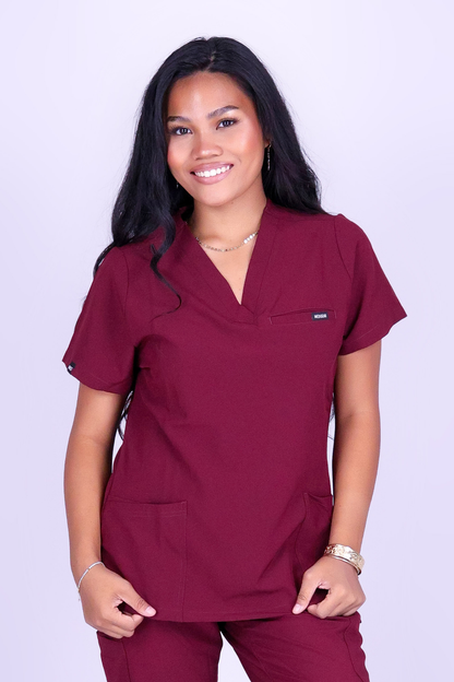 DELIVER ME SCRUB TOP