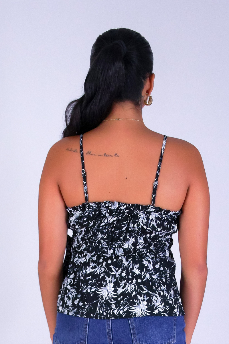 DARLING BLOOM BABYDOLL TOP