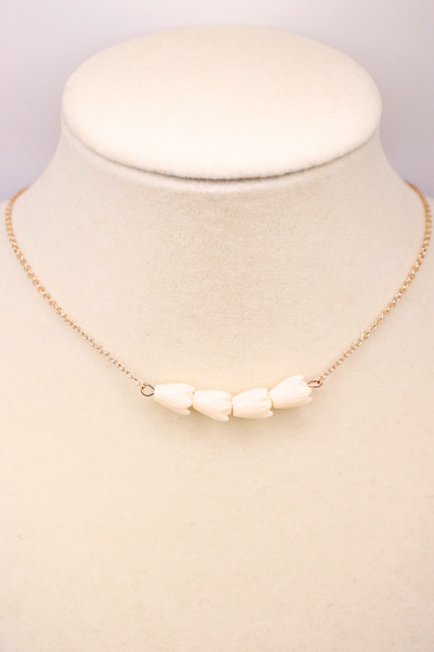 Jeans Warehouse Hawaii - NECKLACE SHORT PENDANT - PIKAKE NECKLACE | By PRINCE CO