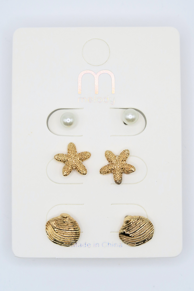 Jeans Warehouse Hawaii - MULTI ON CARD - GOLDEN HOUR EARRINGS | By JOIA TRADING