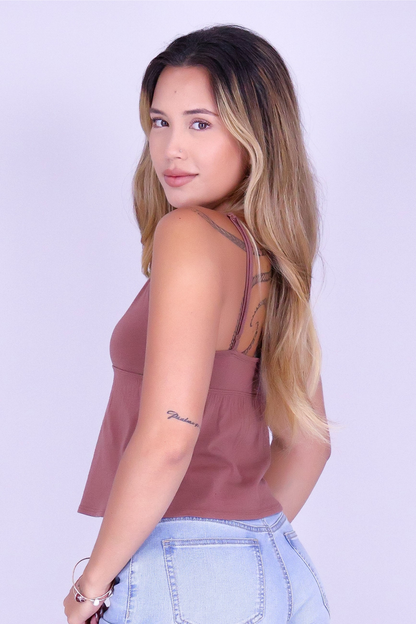 FLIRTY FIT BABYDOLL TOP