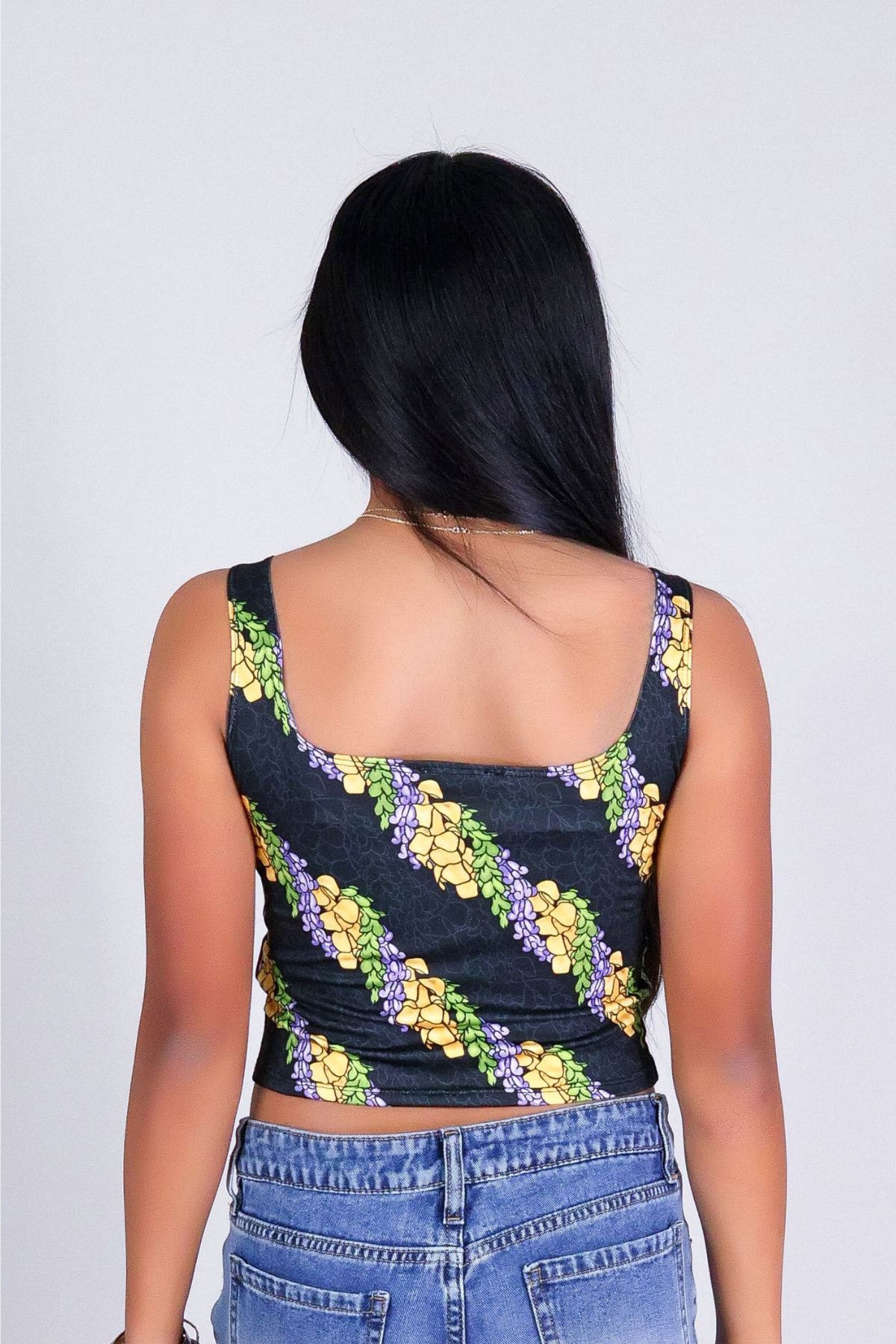 TWISTED LEI SQUARE NECK TOP | KIDS SIZE 2-16