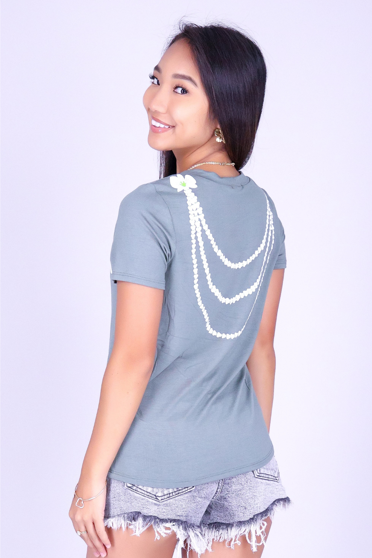 ORCHID CROWN TEE