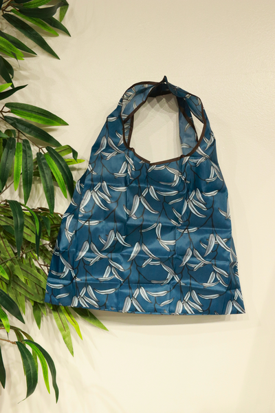 Jeans Warehouse Hawaii - TOTES - NAVY LARGE FOLDABLE TOTE | By GREENWELL PROMOTIONS LTD