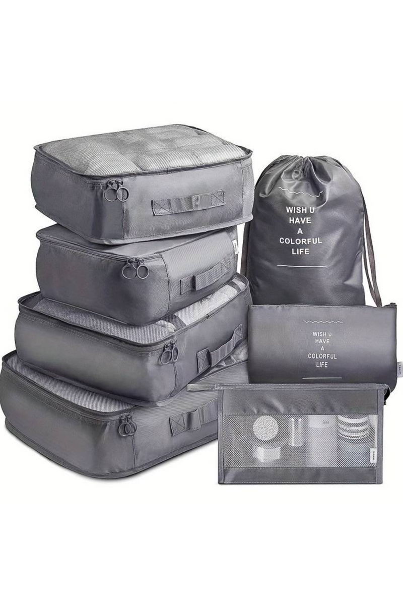 Jeans Warehouse Hawaii - MISC ACCESSORY - 7 PIECE TRAVEL CUBE SET | By GREENWELL PROMOTIONS LTD