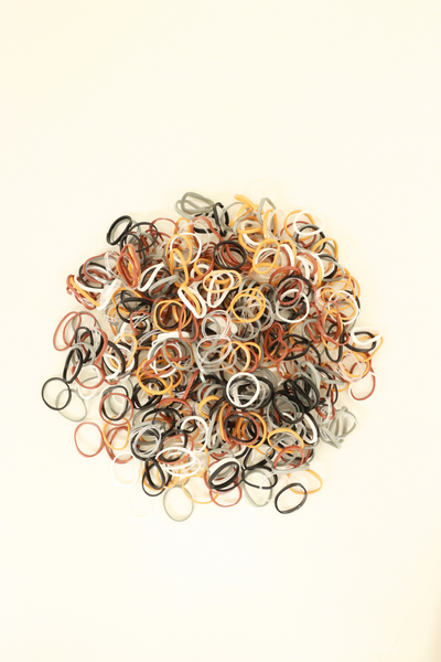 Jeans Warehouse Hawaii - PONYTAIL HOLDERS - 500 PIECE NEUTRAL POLYBANDS | By AMERICAN (GGC) ACCESSORY