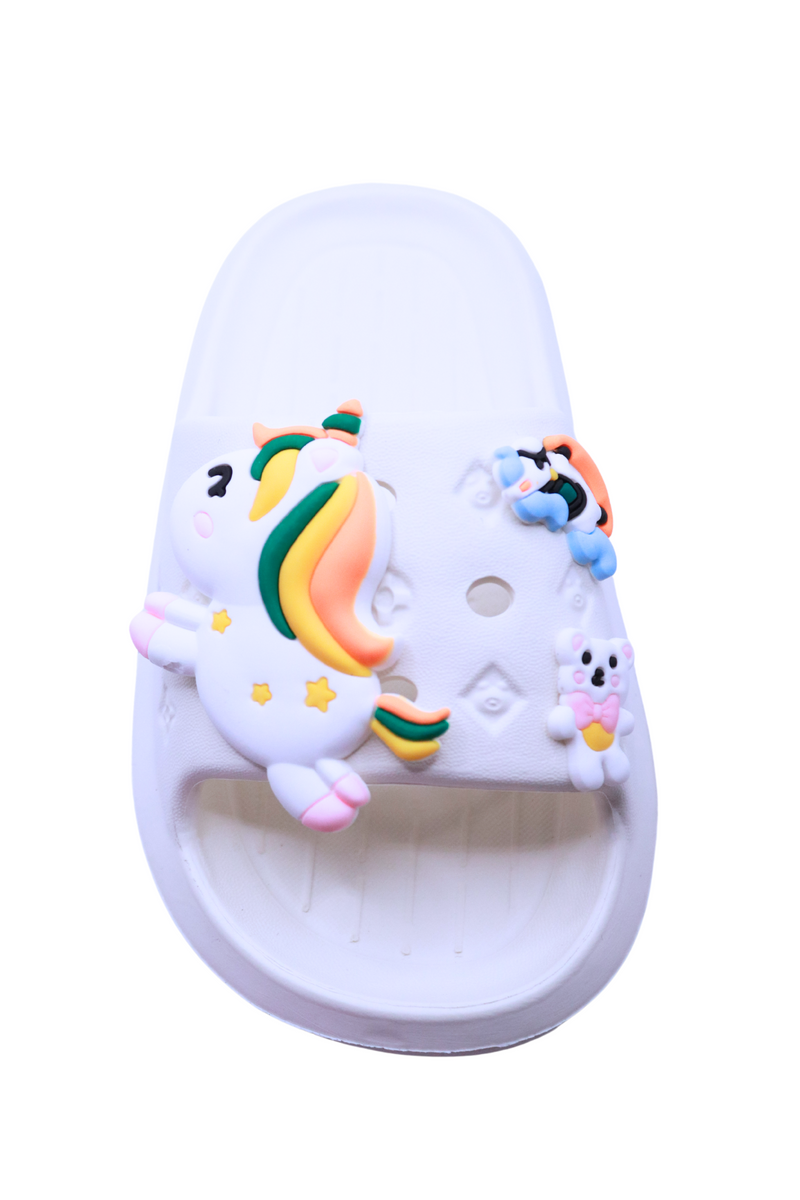 Jeans Warehouse Hawaii - 1-8 SLIPPERS - UNICORN AND FRIENDS SLIDES | KIDS SIZE 1-8 | By ROCKLAND