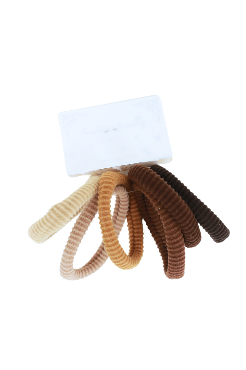 Jeans Warehouse Hawaii - PONYTAIL HOLDERS - NEUTRAL HAIR TIES | By LB COLLECTION (LB&