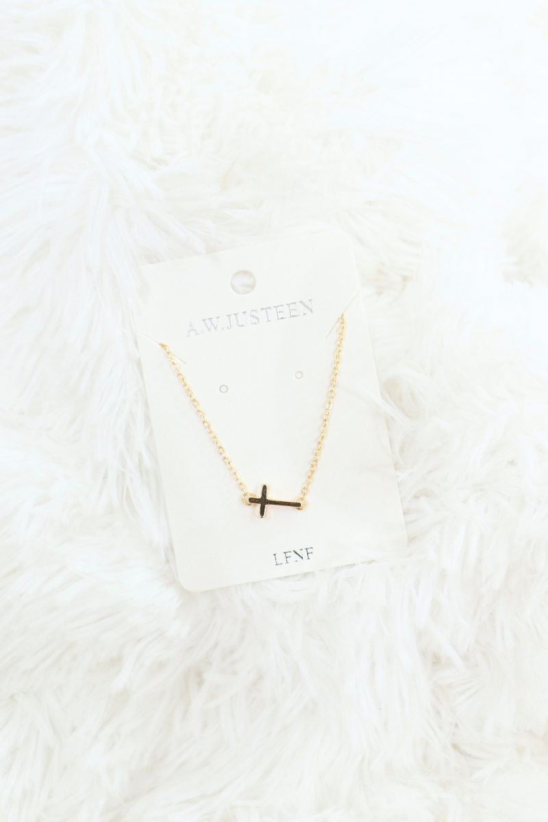 Thick Cross Necklace | IceCarats Jewelry