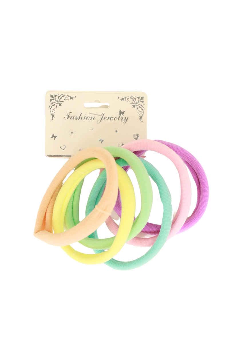 Jeans Warehouse Hawaii - PONYTAIL HOLDERS - PASTEL HAIR TIES | By LB COLLECTION (LB&
