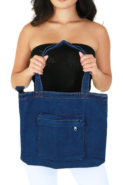 Jeans Warehouse Hawaii - TOTES - DENIM TOTE | By GREENWELL PROMOTIONS LTD