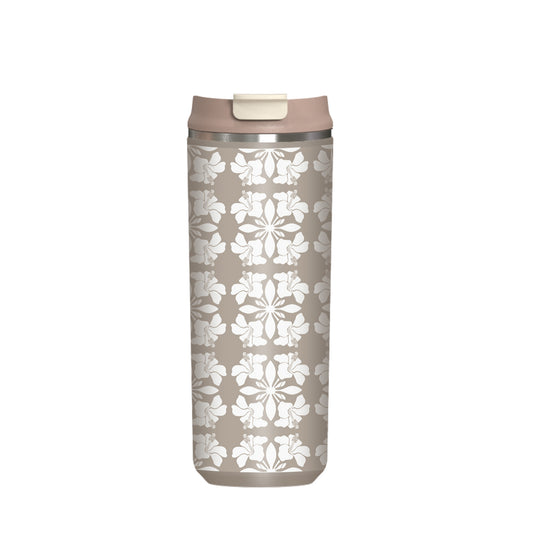 HIBISCUS QUILT COFFEE CUP