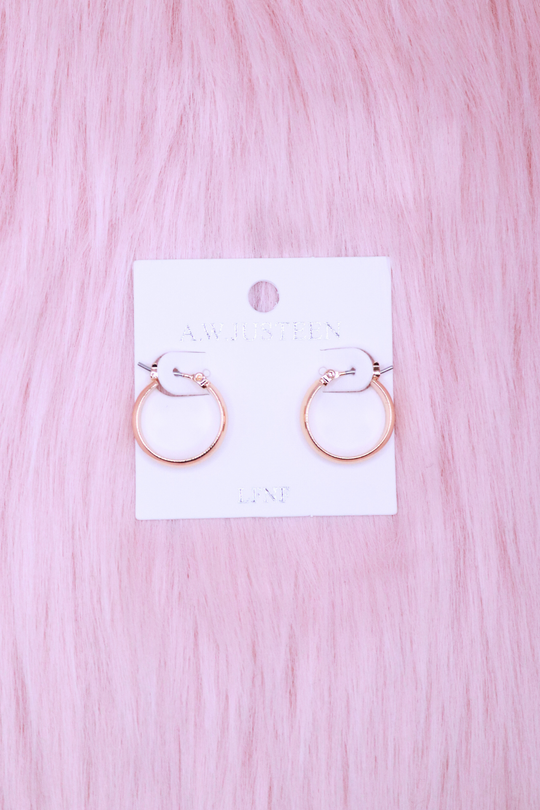 SMALL GOLD HOOPS