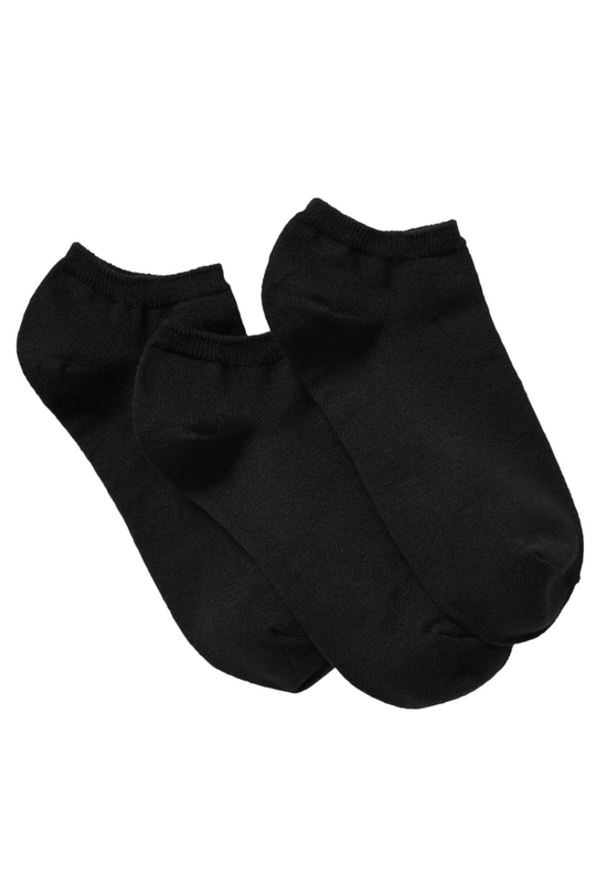 3 PAIR BLACK SOCKS