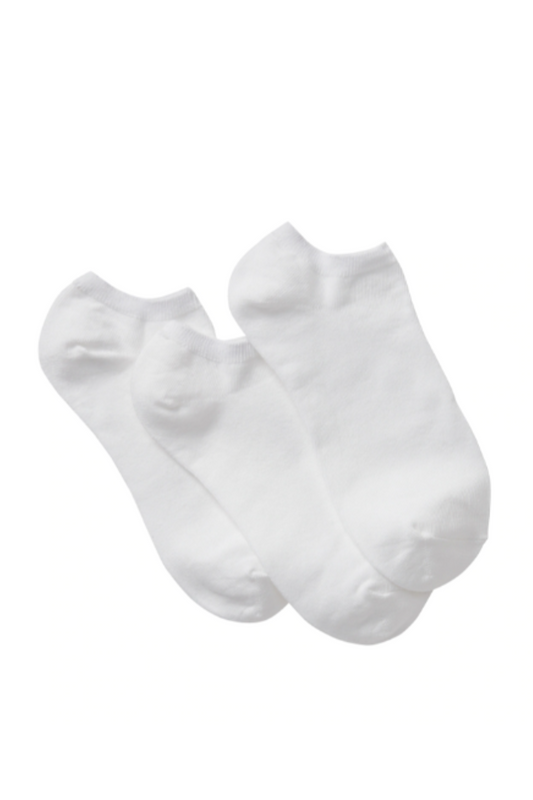 Jeans Warehouse Hawaii - SOCKS - WHITE 3 PAIR SOCKS | By US HOSIERY