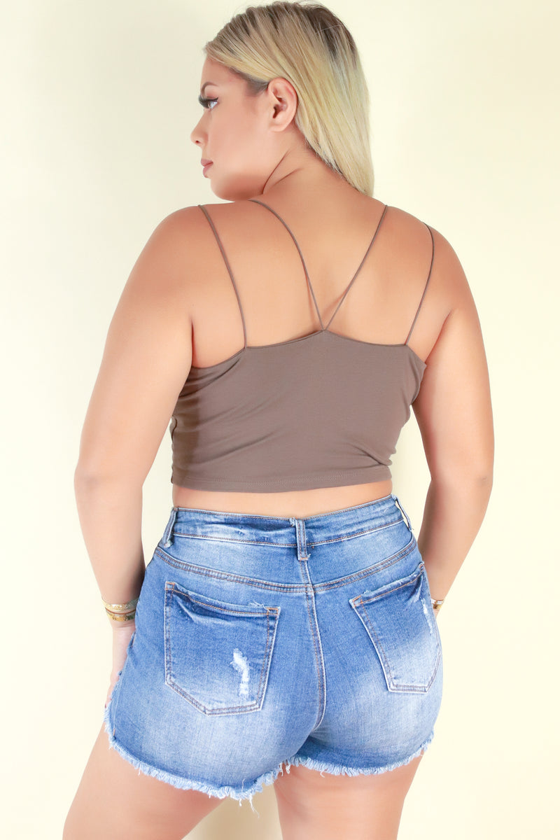 Jeans Warehouse Hawaii - PLUS BASIC SPAGHETTI TANKS - ON RESTRICTION TOP | By ACTIVE USA