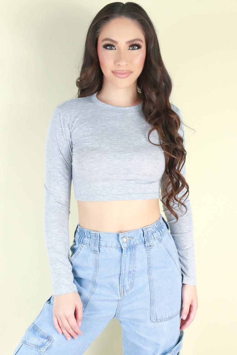 Jeans Warehouse Hawaii - L/S SOLID BASIC - BE THE DIFFERENCE TOP | By ROSIO