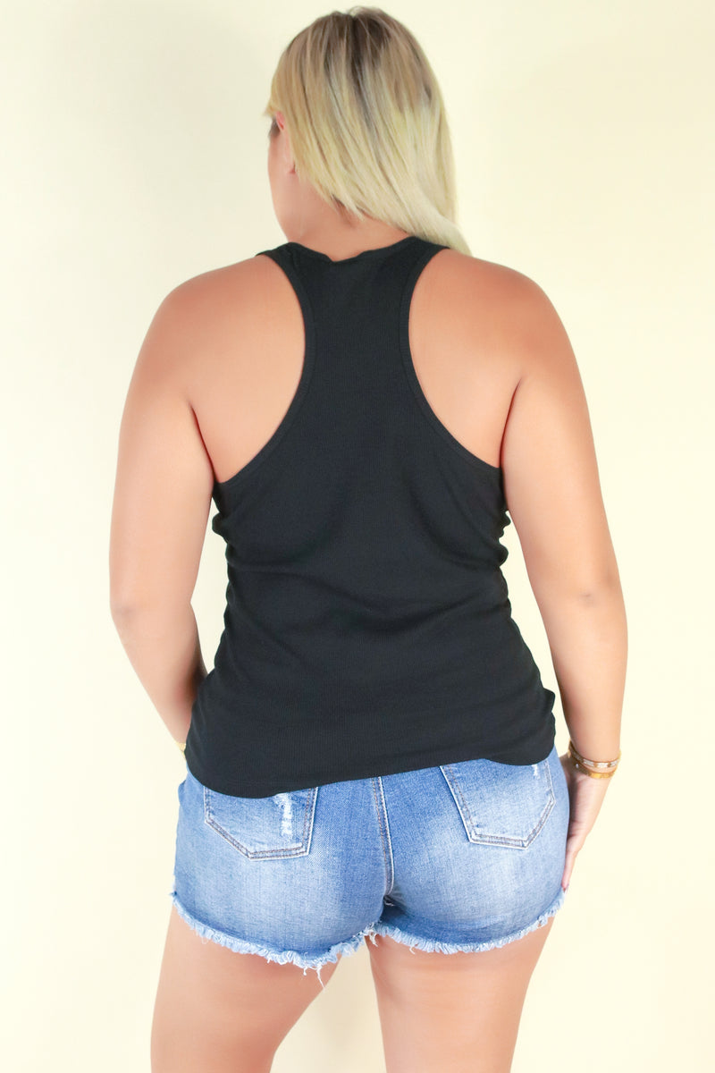 Jeans Warehouse Hawaii - PLUS BASIC RIB TANKS - BETTER FOR YOU TOP | By ACTIVE USA