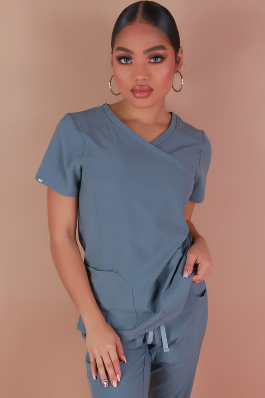 HOPE ALL IS WELL SCRUB TOP