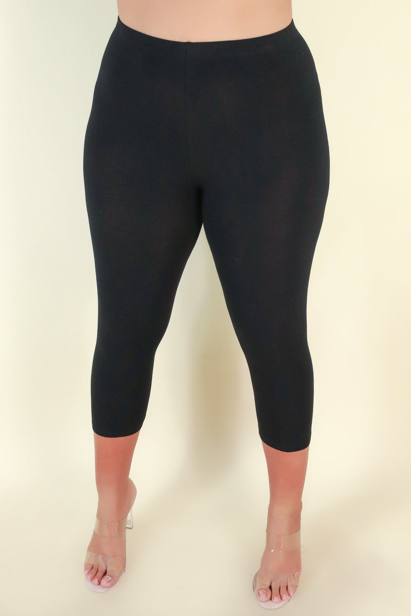 Jeans Warehouse Hawaii - PLUS LEGGINGS - BODY OF A GODDESS CROP LEGGINGS | By SHINE IMPORTS /BOZZOLO