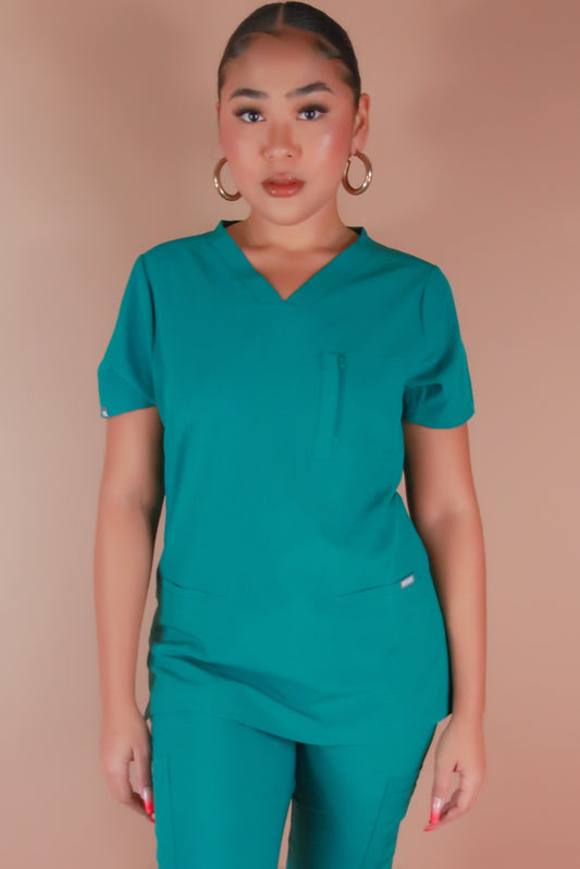 Jeans Warehouse Hawaii - JUNIOR SCRUB TOPS - BE PATIENT WITH ME SCRUB TOP | By MEDGEAR
