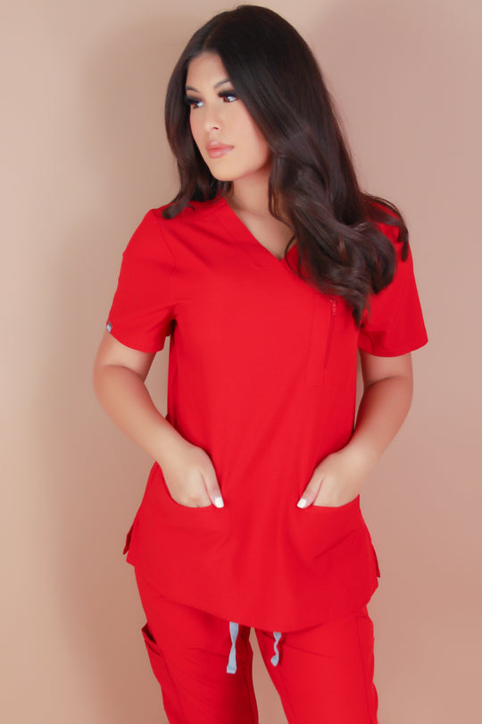 BE PATIENT WITH ME SCRUB TOP