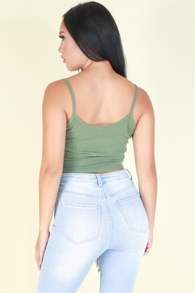 Jeans Warehouse Hawaii - TANK/TUBE SOLID BASIC - JUST FORGET IT TOP | By SHINE IMPORTS /BOZZOLO