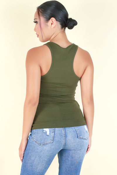 Jeans Warehouse Hawaii - TANK/TUBE SOLID BASIC - BETTER VIBES TANK | By ROSIO