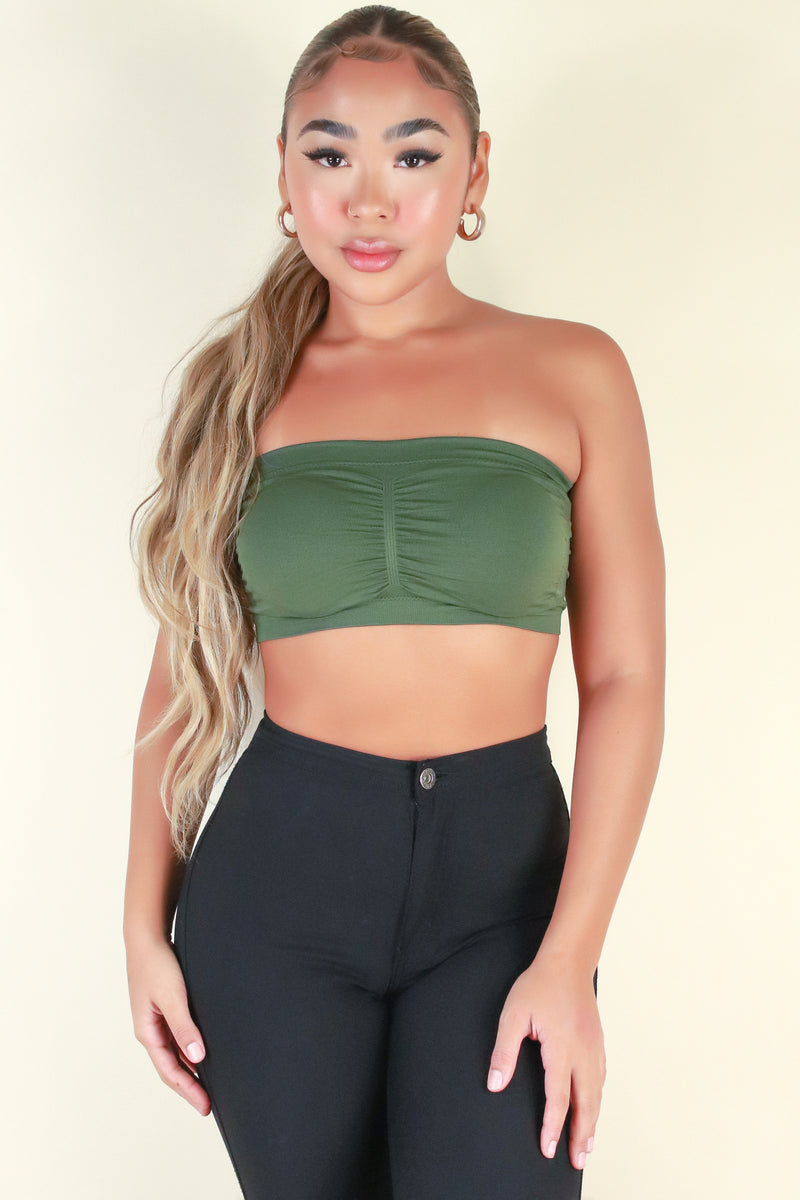 Jeans Warehouse Hawaii - TANK/TUBE SOLID BASIC - EVERYDAY BASIC BANDEAU | By K. LEE