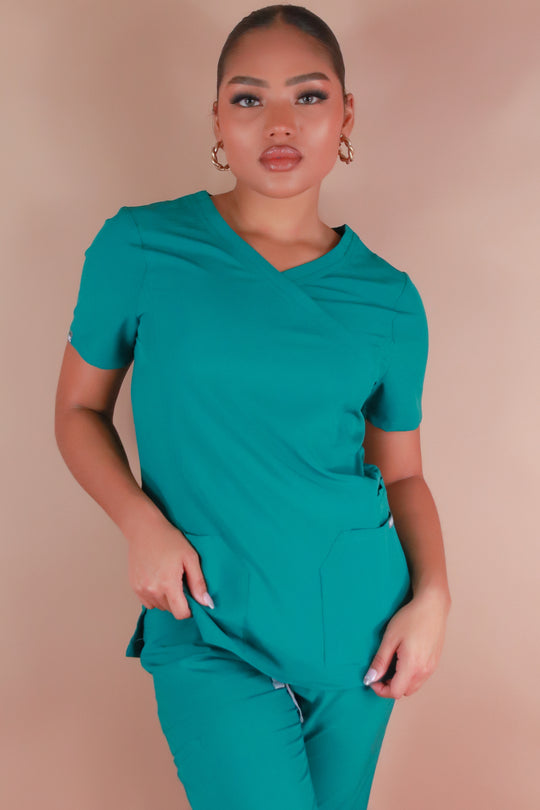 HOPE ALL IS WELL SCRUB TOP