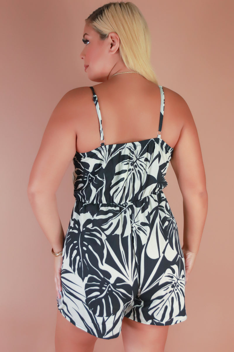Jeans Warehouse Hawaii - PLUS PRINTED ROMPERS - PLAIN AND SIMPLE ROMPER | By LUZ