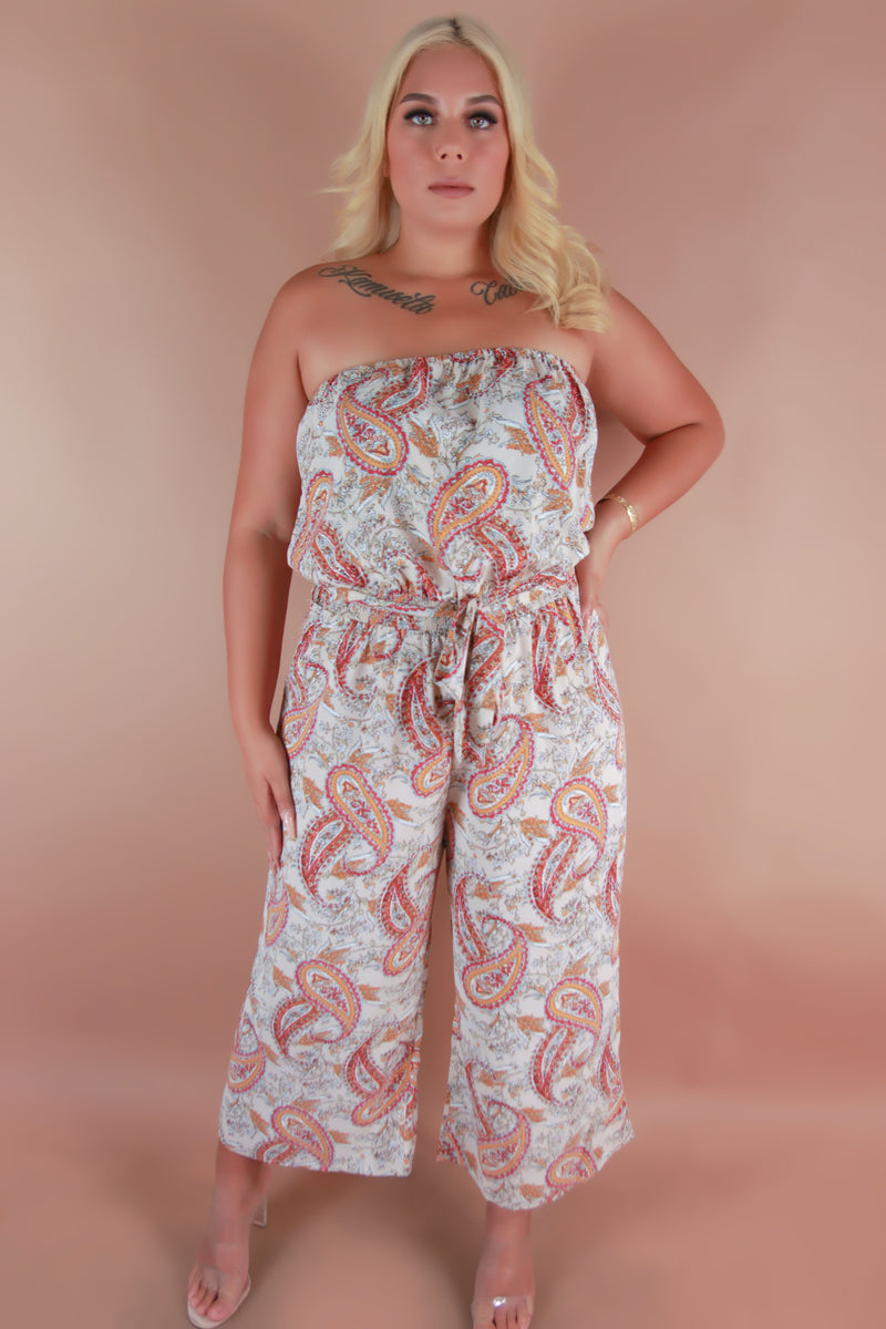 Jeans Warehouse Hawaii - PLUS PRINTED JUMPSUITS - TOO COMFORTABLE JUMPSUIT | By TALENT