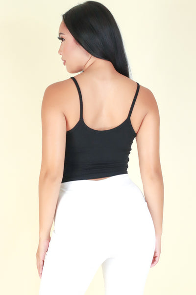Jeans Warehouse Hawaii - TANK/TUBE SOLID BASIC - MYSELF CROP TOP | By SHINE IMPORTS /BOZZOLO