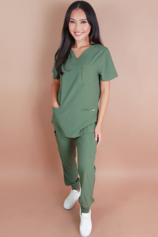 Jeans Warehouse Hawaii - JUNIOR SCRUB TOPS - BE PATIENT WITH ME SCRUB TOP | By MEDGEAR