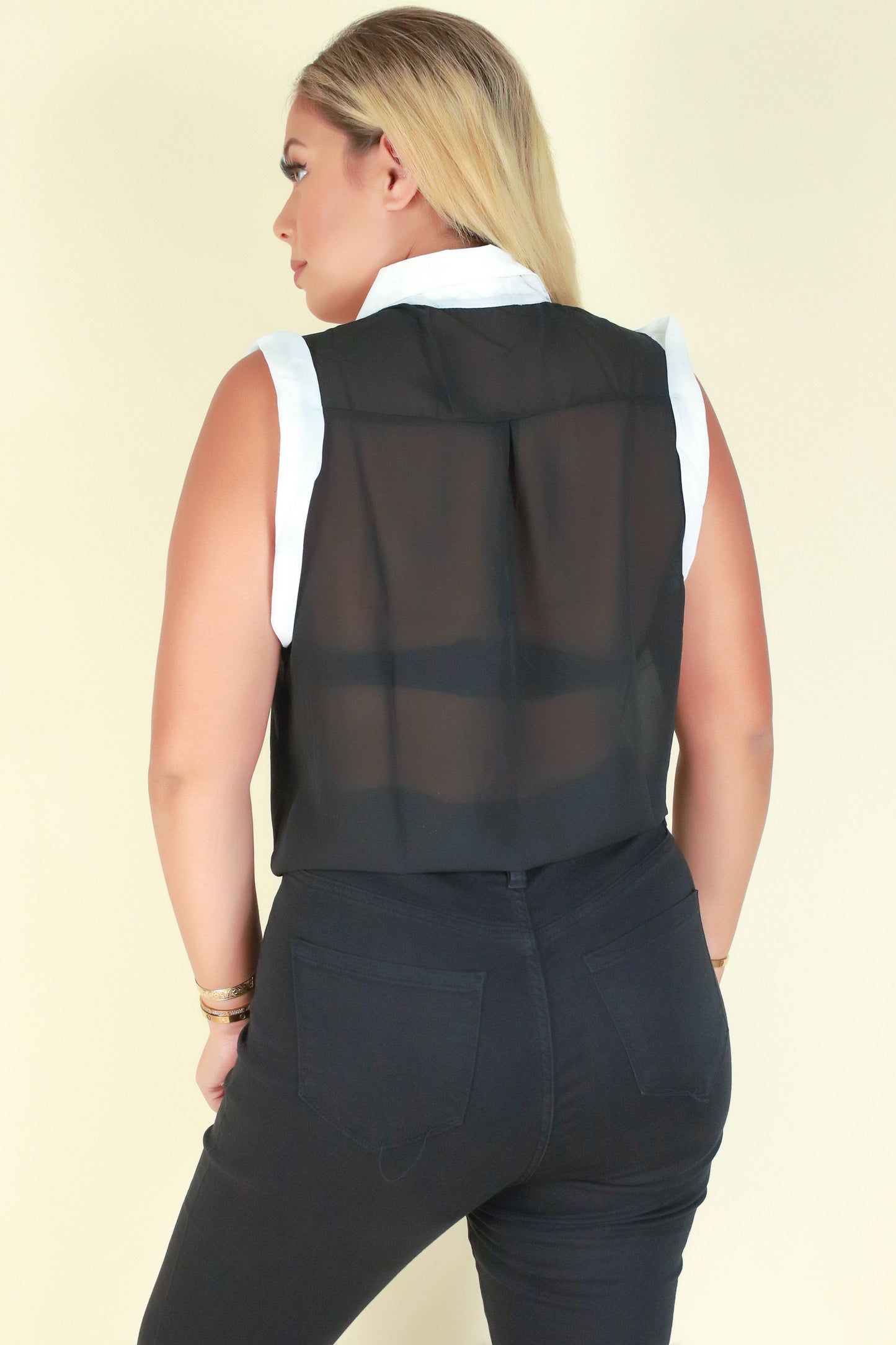 Jeans Warehouse Hawaii - PLUS S/L SOLID WOVEN TOPS - BE COOL TOP | By TASHA