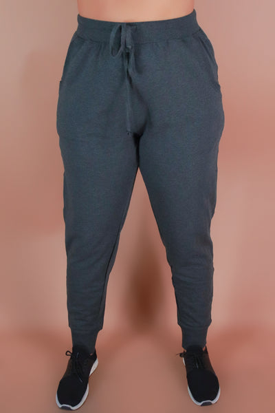 Jeans Warehouse Hawaii - PLUS Knit Pants - NONE OF YOUR CONCERN JOGGERS | By AMBIANCE APPAREL