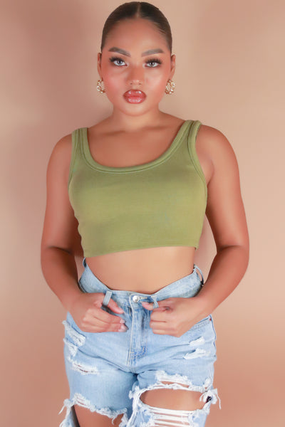Jeans Warehouse Hawaii - SL CASUAL SOLID - OPEN INVITATION CROP TOP | By SIGNATURE 8