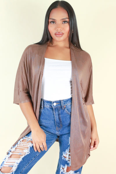 Jeans Warehouse Hawaii - LS SHRUGS/CARDIGANS - HAD TO RUN CARDIGAN | By AMBIANCE APPAREL