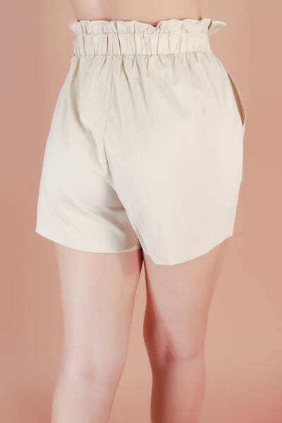 Jeans Warehouse Hawaii - SOLID WOVEN SHORTS - FEELING IT SHORTS | By HAVE FASHION INC.