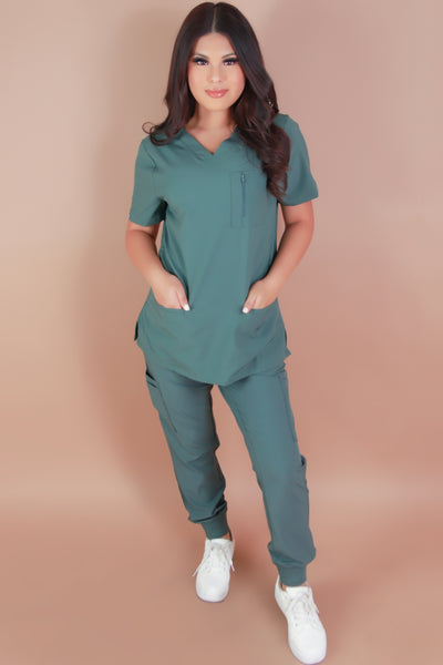 Jeans Warehouse Hawaii - JUNIOR SCRUB TOPS - BE PATIENT WITH ME SCRUB TOP | By MEDGEAR