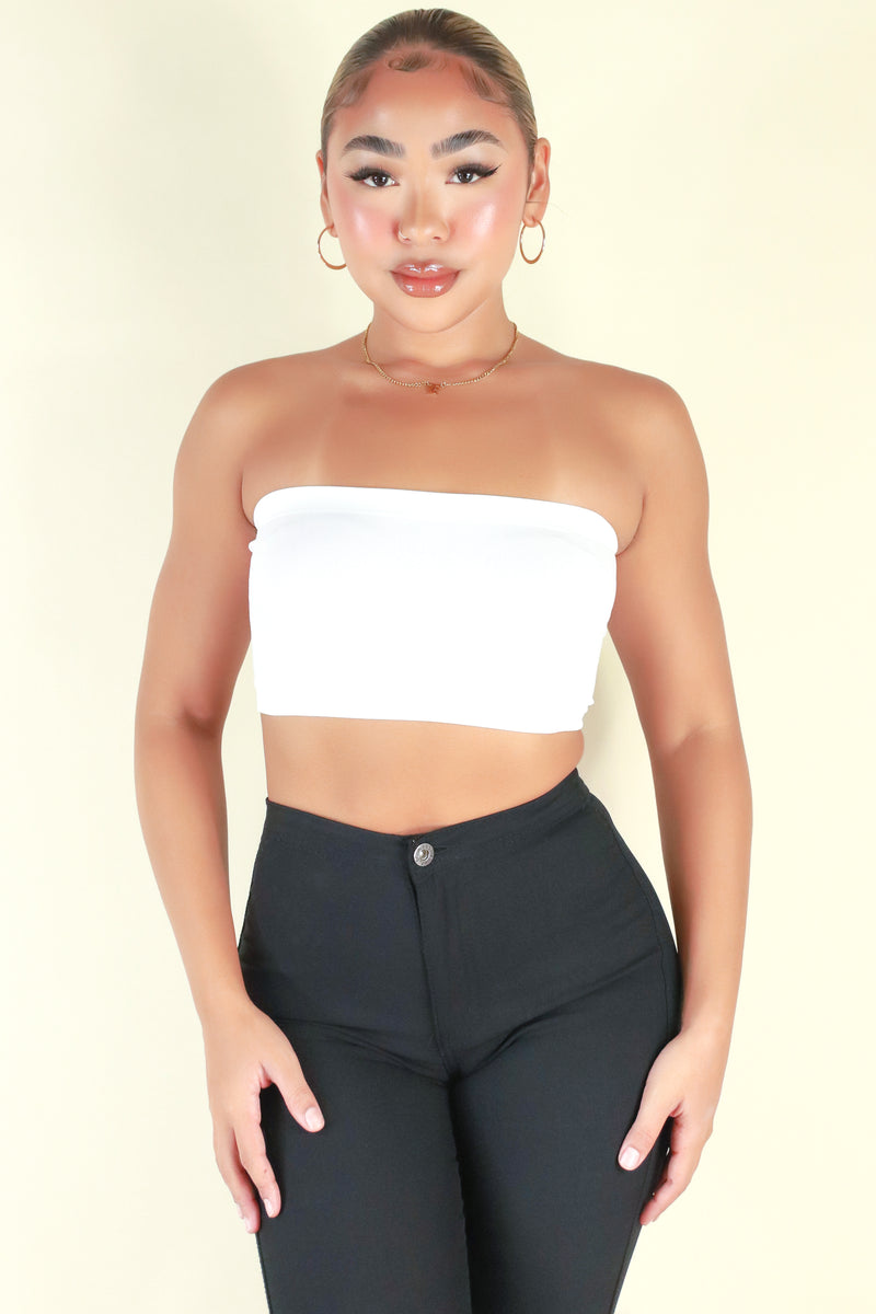 Jeans Warehouse Hawaii - TANK/TUBE SOLID BASIC - SAY LESS BANDEAU | By K. LEE