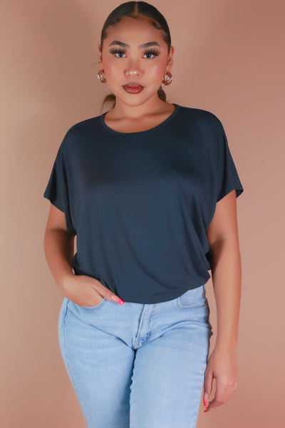Jeans Warehouse Hawaii - SS CASUAL SOLID - ANOTHER ONE TOP | By ADARA
