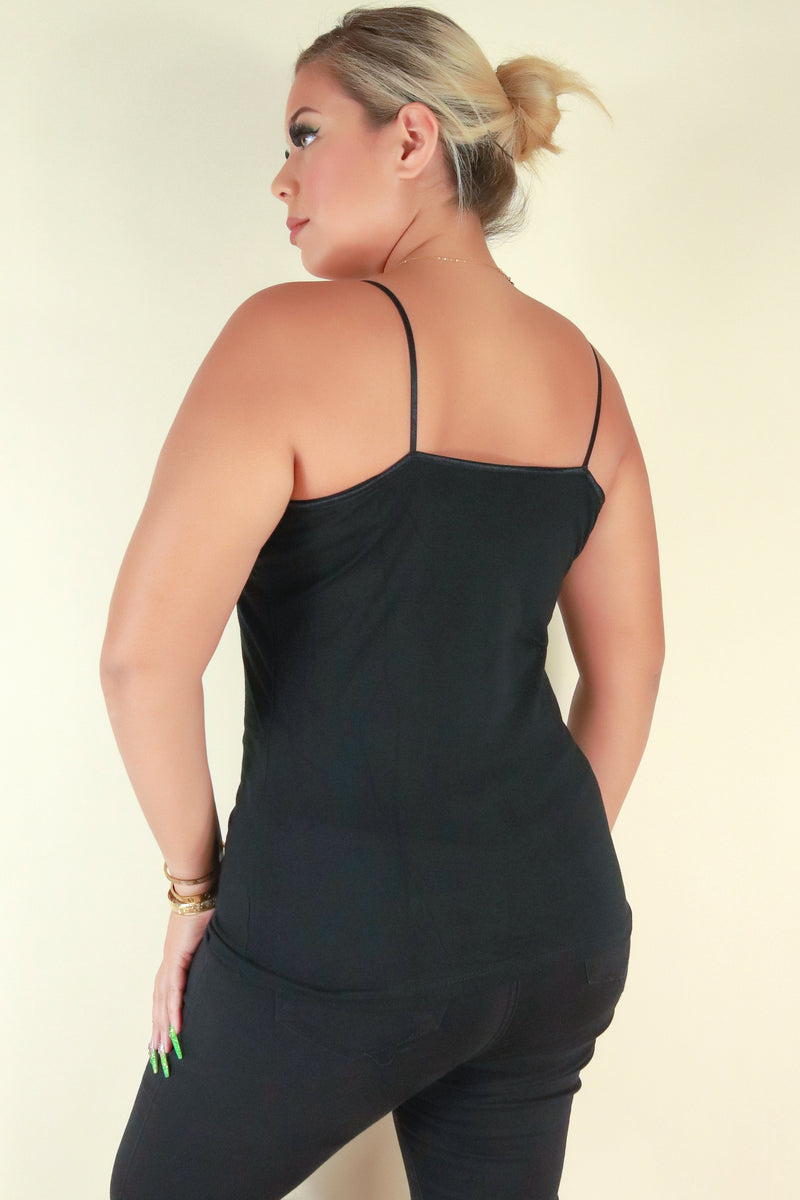 Jeans Warehouse Hawaii - PLUS BASIC SPAGHETTI TANKS - BACK TO BASICS TOP | By AMBIANCE APPAREL