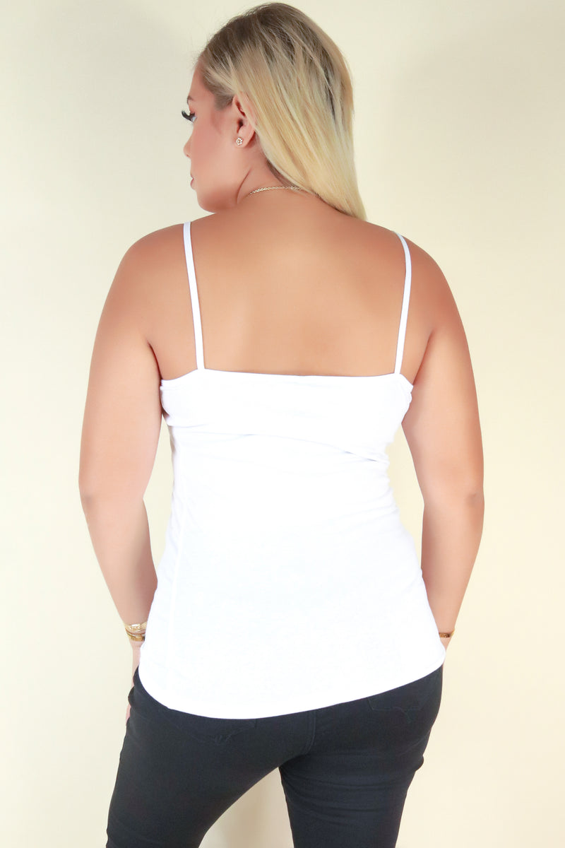 Jeans Warehouse Hawaii - PLUS BASIC SPAGHETTI TANKS - CLOSE CALL TOP | By ROSIO