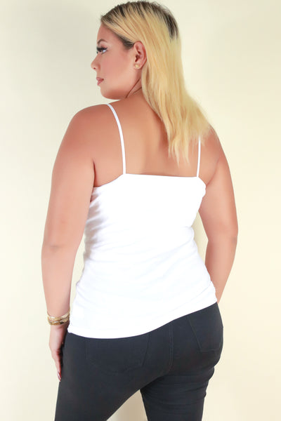 Jeans Warehouse Hawaii - PLUS BASIC SPAGHETTI TANKS - BACK TO BASICS TOP | By AMBIANCE APPAREL