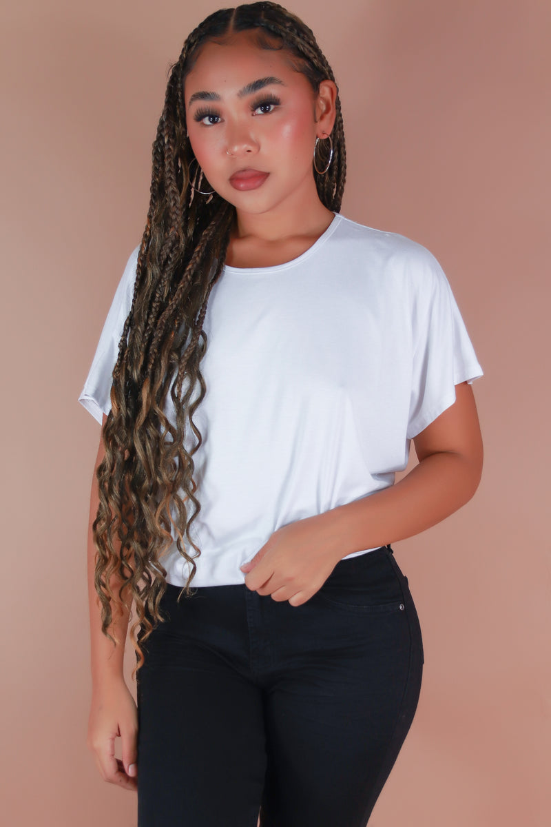 Jeans Warehouse Hawaii - SS CASUAL SOLID - ANOTHER ONE TOP | By ADARA