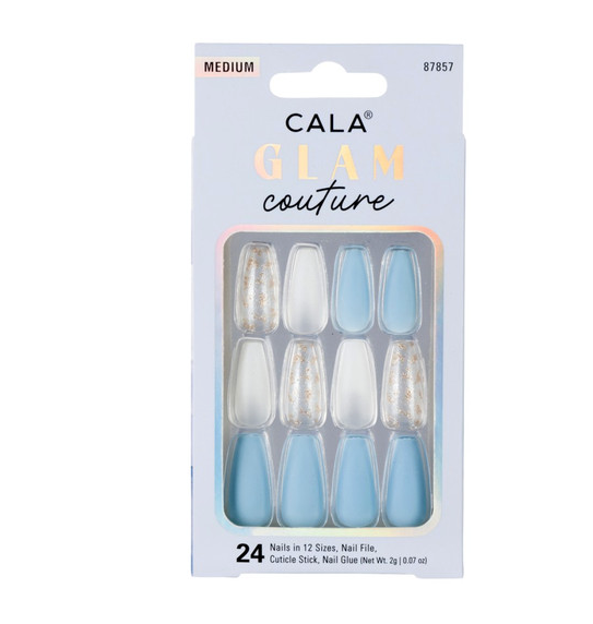 Jeans Warehouse Hawaii - PRESS ON NAILS - BLUE PRESS ON NAILS | By CALA PRODUCTS
