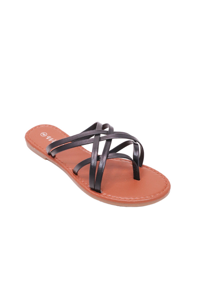 Jeans Warehouse Hawaii - BIG SIZE FLATS 9-12 - BASIC BETTY SANDAL | SIZES 9-12 | By WELLS FOUNTAIN INC.
