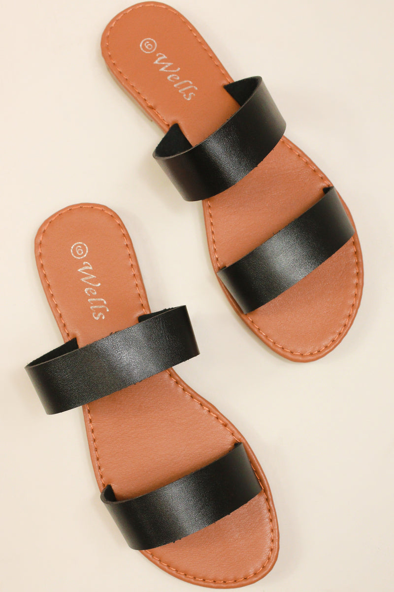 Jeans Warehouse Hawaii - BIG SIZE FLATS 9-12 - SIDE EFFECTS SLIDE | By WELLS FOUNTAIN INC.
